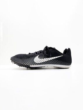 Nike Racing Zoom Rival M Black & White Track & Field Running Shoes - Men's 12